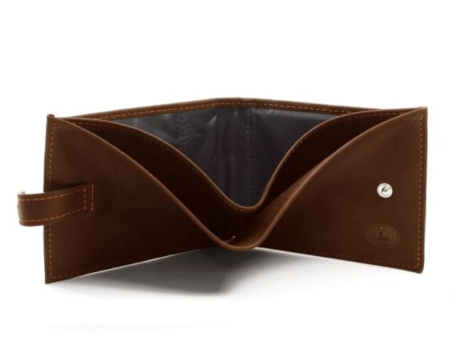 La Guêpe - Petite Maroquinerie - Petit Portefeuille 3 volets en cuir gold - 440