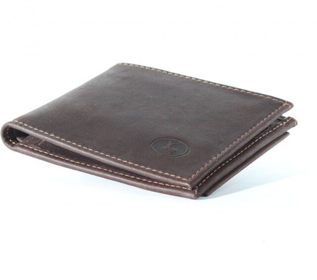 La Guêpe - Petite Maroquinerie - Petit Portefeuille à  l'italienne cuir marron - 496