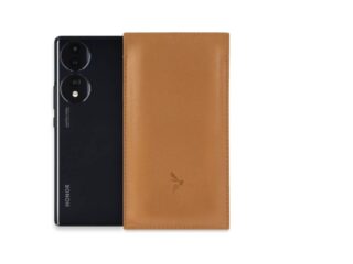 La Guêpe - Pochette Honor 70 en cuir gold – PM-062-01 Sans personnalisation