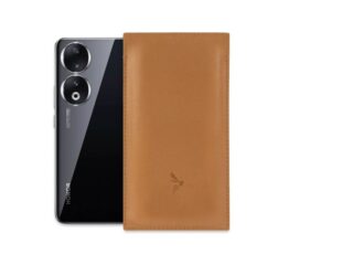 La Guêpe - Pochette Honor 90 en cuir gold – PM-060-01 Sans personnalisation
