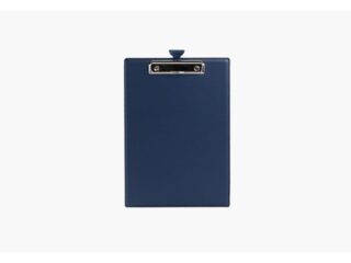 LAVOISIER Maroquinier - Porte-bloc A4 en cuir bleu