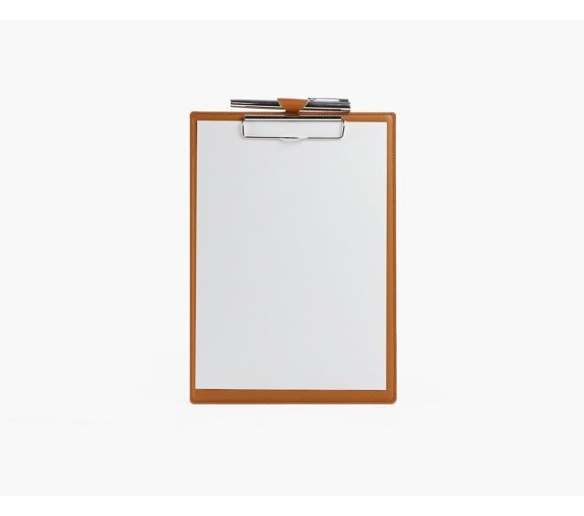 Lavoisier Maroquinier - Porte-bloc A4 en cuir gold