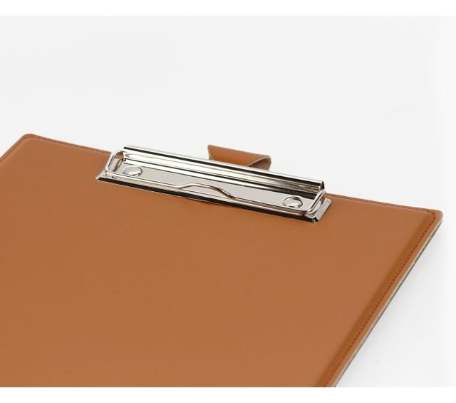 Lavoisier Maroquinier - Porte-bloc A4 en cuir gold