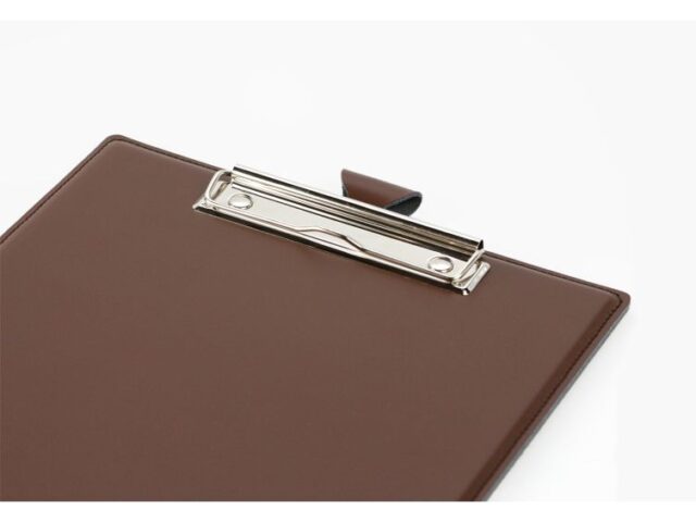 Lavoisier Maroquinier - Porte-bloc A4 en cuir marron