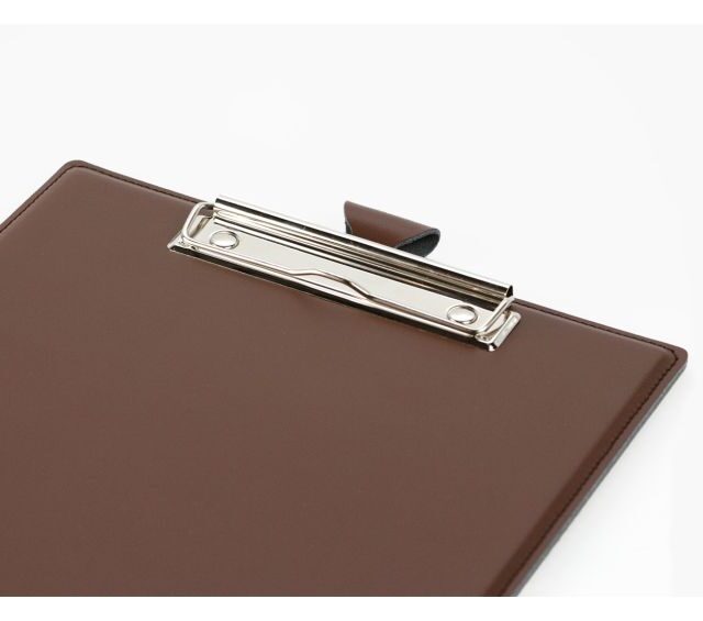 Lavoisier Maroquinier - Porte-bloc A4 en cuir marron