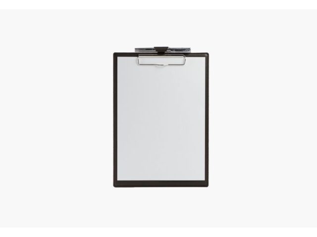 Lavoisier Maroquinier - Porte-bloc A4 en cuir marron foncé