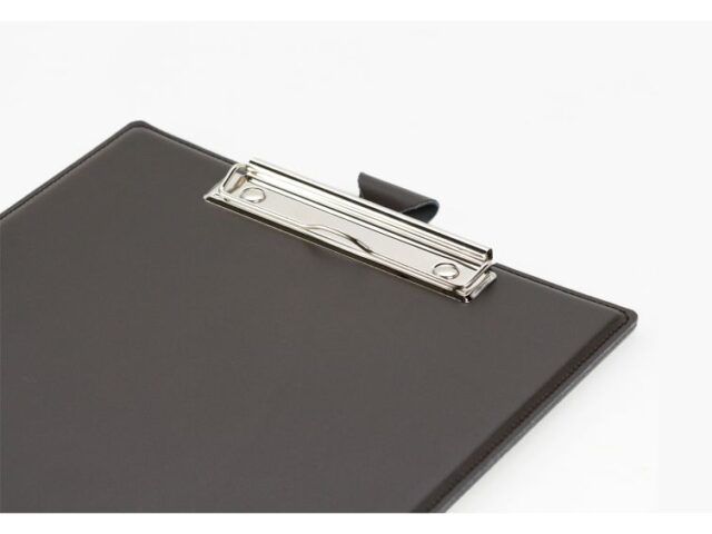 Lavoisier Maroquinier - Porte-bloc A4 en cuir marron foncé