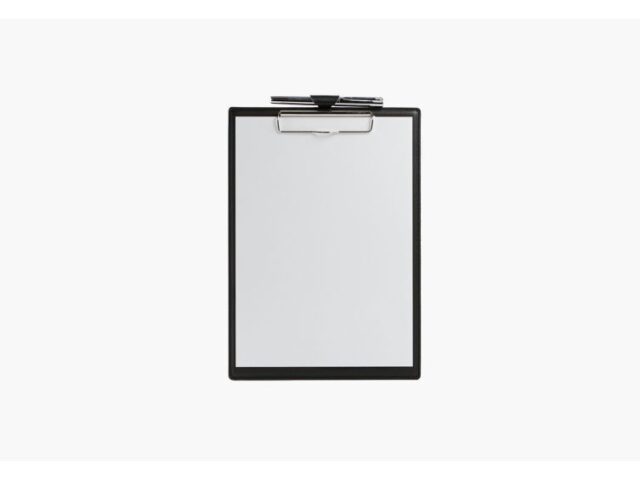 Lavoisier Maroquinier - Porte-bloc A4 en cuir noir