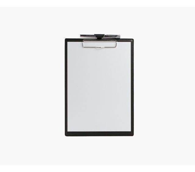 Lavoisier Maroquinier - Porte-bloc A4 en cuir noir