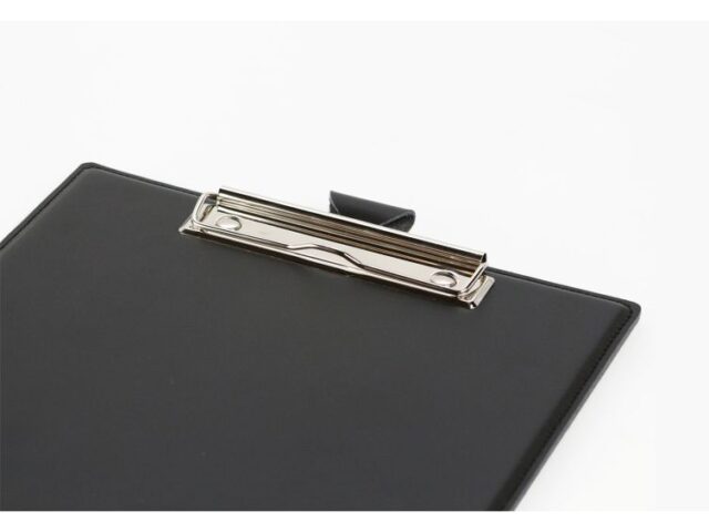 Lavoisier Maroquinier - Porte-bloc A4 en cuir noir