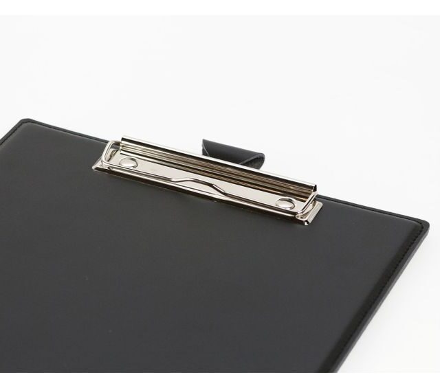 Lavoisier Maroquinier - Porte-bloc A4 en cuir noir