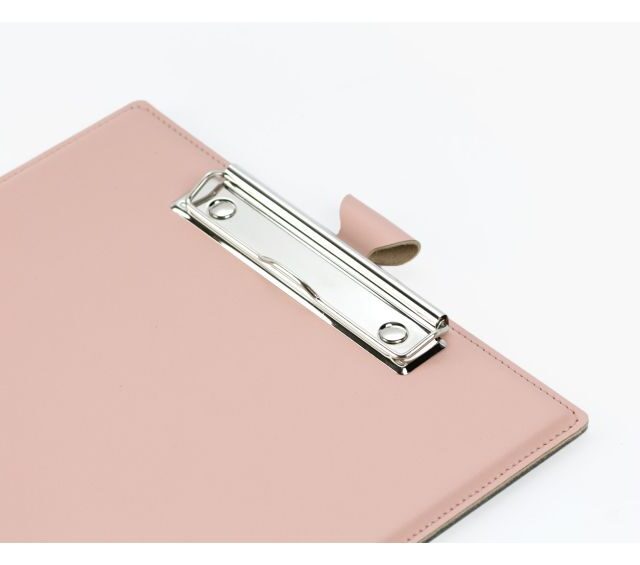 Lavoisier Maroquinier - Porte-bloc A4 en cuir rose