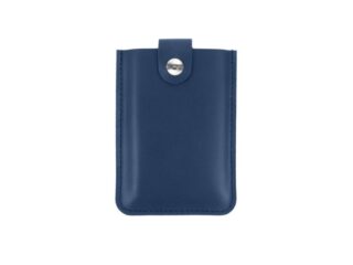 LAVOISIER Maroquinier - Porte-carte de visite en cuir bleu  PV500