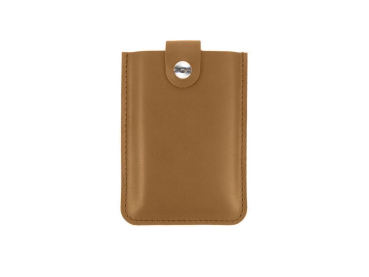 porte carte business en cuir gold Lavoisier Maroquinier - Porte-carte de visite en cuir gold - PV500