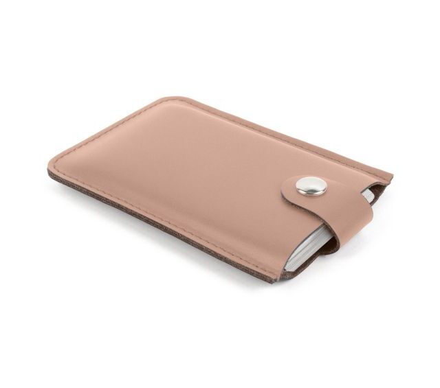 Lavoisier Maroquinier - Porte-carte de visite en cuir rose - PV500