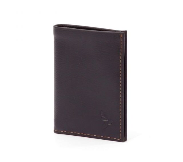 La Guêpe - Petite Maroquinerie - Porte-cartes pour homme en cuir marron 8 Cartes - 300
