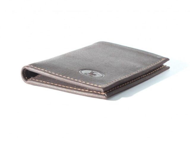 La Guêpe - Petite Maroquinerie - Porte-cartes pour homme en cuir marron 8 Cartes - 300