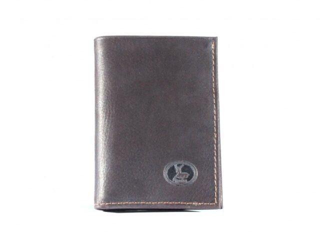 La Guêpe - Petite Maroquinerie - Porte-cartes pour homme en cuir marron 8 Cartes - 300