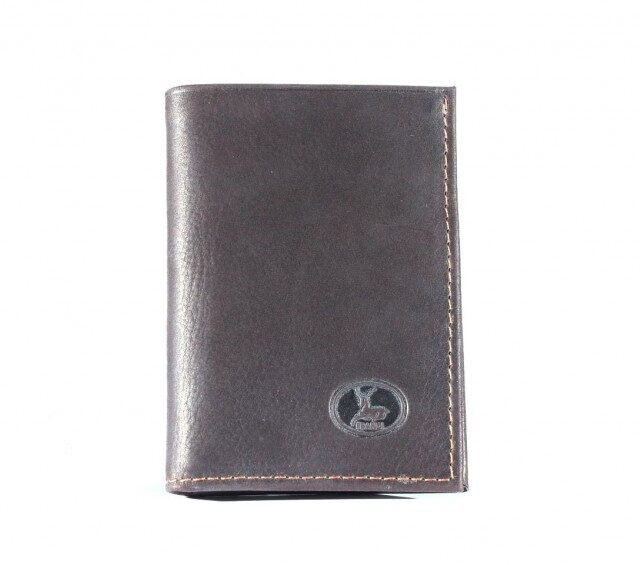 La Guêpe - Petite Maroquinerie - Porte-cartes pour homme en cuir marron 8 Cartes - 300