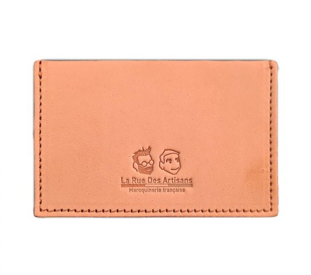 La Guêpe - Petite Maroquinerie - Porte carte ultra simple - couleur naturellement variable