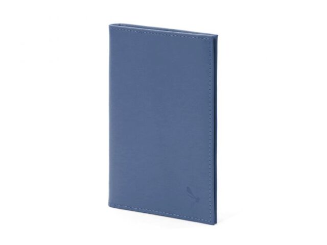 La Guêpe - Petite Maroquinerie - Porte-cartes double bleu de prusse- 120