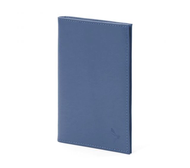 La Guêpe - Petite Maroquinerie - Porte-cartes double bleu de prusse- 120
