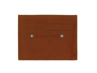 La Guêpe - Porte-cartes 4 cartes anti-rfid en cuir fauve- 930 X