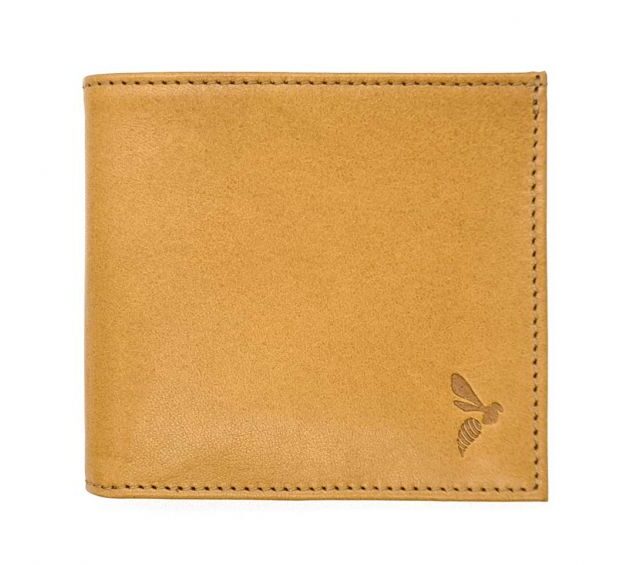 La Guêpe - Petite Maroquinerie - Porte-cartes à l'italienne "Luxe"  tout cuir Gold 6 Cartes - PM-011-01