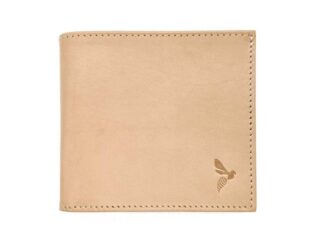 La Guêpe - Porte-cartes à l’italienne “Luxe” tout cuir nude 6 Cartes – PM-011-01