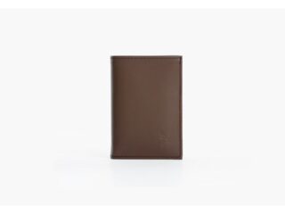 La Guêpe - Porte-cartes anti-rfid “Luxe” tout cuir marron 8 Cartes – PM-018-06