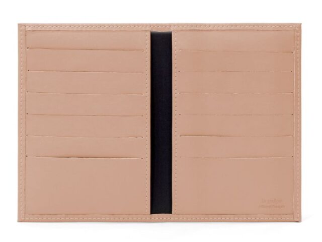 La Guêpe - Petite Maroquinerie - Porte-cartes double  caramel - 120