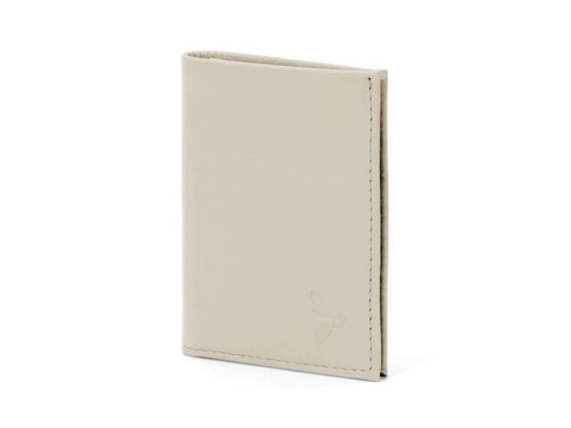 La Guêpe - Petite Maroquinerie - Porte-cartes compact en cuir beige - 300