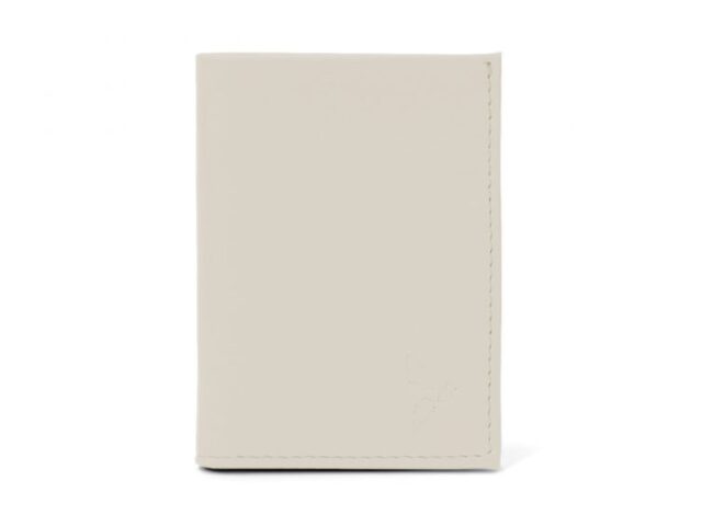 La Guêpe - Porte-cartes compact en cuir beige – 300