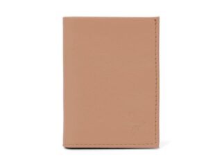 La Guêpe - Porte-cartes compact en cuir caramel  300