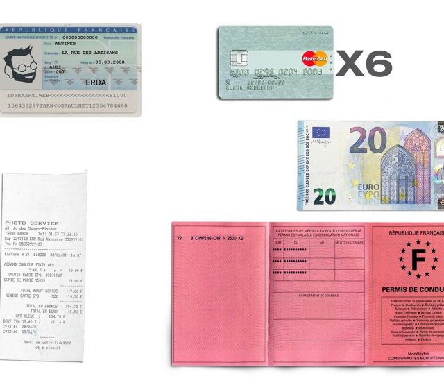 La Guêpe - Petite Maroquinerie - Porte-cartes compact caramel - 575