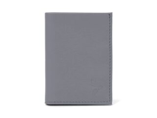 La Guêpe - Porte-cartes compact en cuir gris  300
