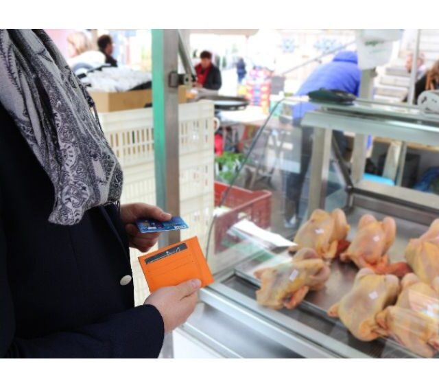 La Guêpe - Petite Maroquinerie - Porte-cartes compact gris - 575