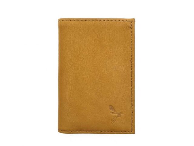 La Guêpe - Petite Maroquinerie - Porte-cartes compact "Luxe" tout cuir gold - PM-038-01