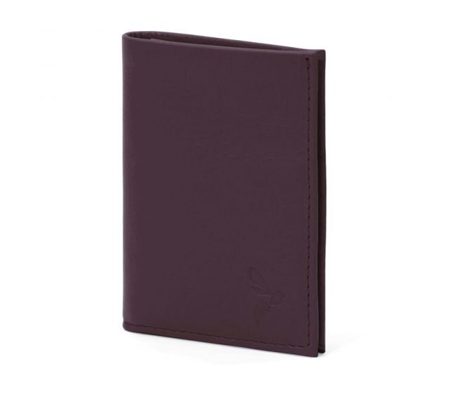 La Guêpe - Petite Maroquinerie - Porte-cartes compact en cuir marron - 300