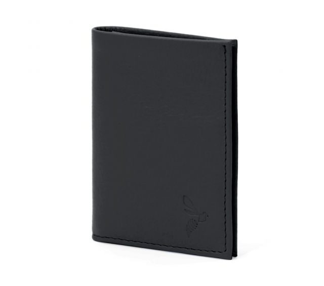 La Guêpe - Petite Maroquinerie - Porte-cartes compact en cuir noir - 300