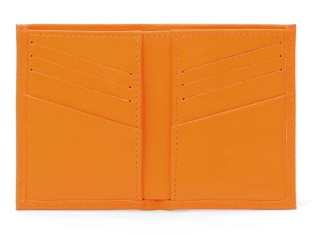 La Guêpe - Petite Maroquinerie - Porte-cartes compact en cuir orange - 300