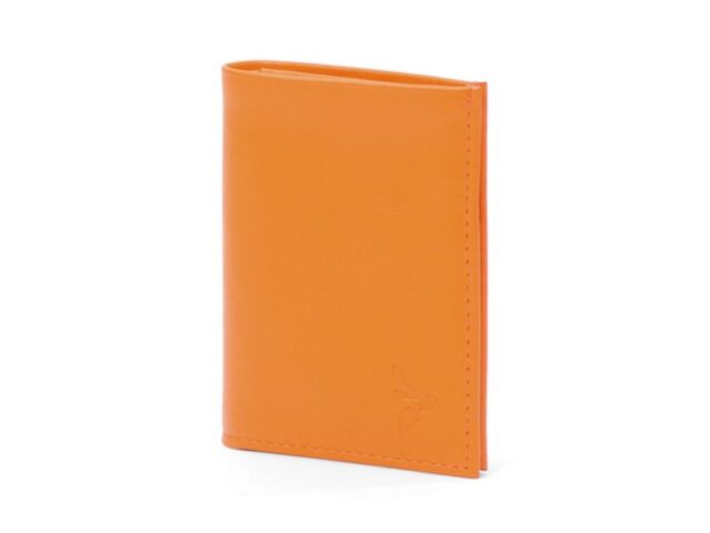 La Guêpe - Petite Maroquinerie - Porte-cartes compact en cuir orange - 300