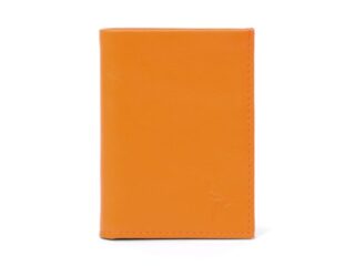 La Guêpe - Porte-cartes compact en cuir orange  300
