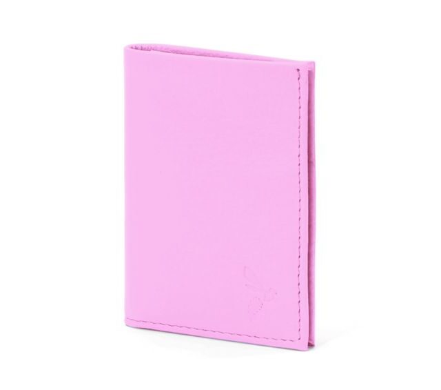 La Guêpe - Petite Maroquinerie - Porte-cartes compact en cuir rose - 300