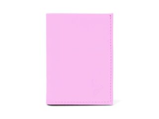 La Guêpe - Porte-cartes compact en cuir rose – 300