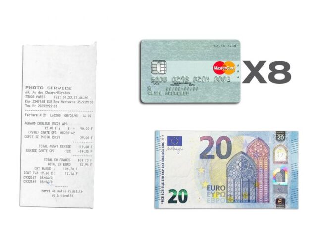 La Guêpe - Petite Maroquinerie - Porte-cartes compact en cuir rouge - 300