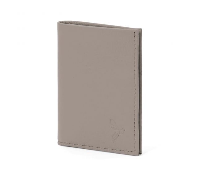 La Guêpe - Petite Maroquinerie - Porte-cartes compact en cuir taupe - 300