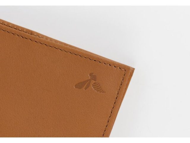 La Guêpe - Petite Maroquinerie - Porte-cartes "Luxe" tout cuir gold 8 Cartes - PM-018-01