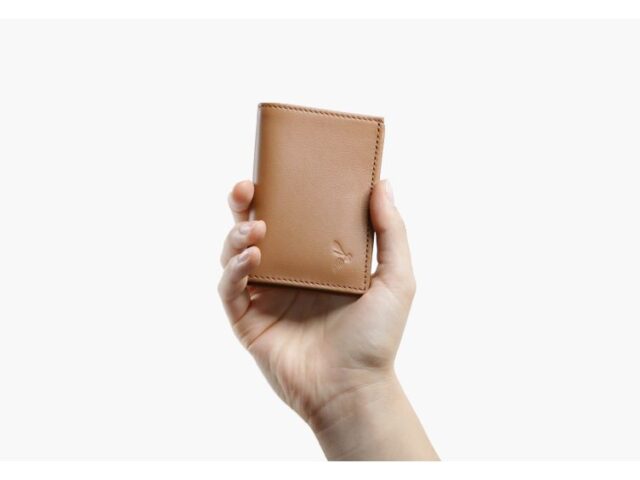 La Guêpe - Petite Maroquinerie - Porte-cartes "Luxe" tout cuir gold 8 Cartes - PM-018-01