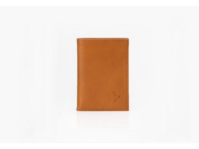 La Guêpe - Porte-cartes “Luxe” tout cuir gold 8 Cartes – PM-018-01